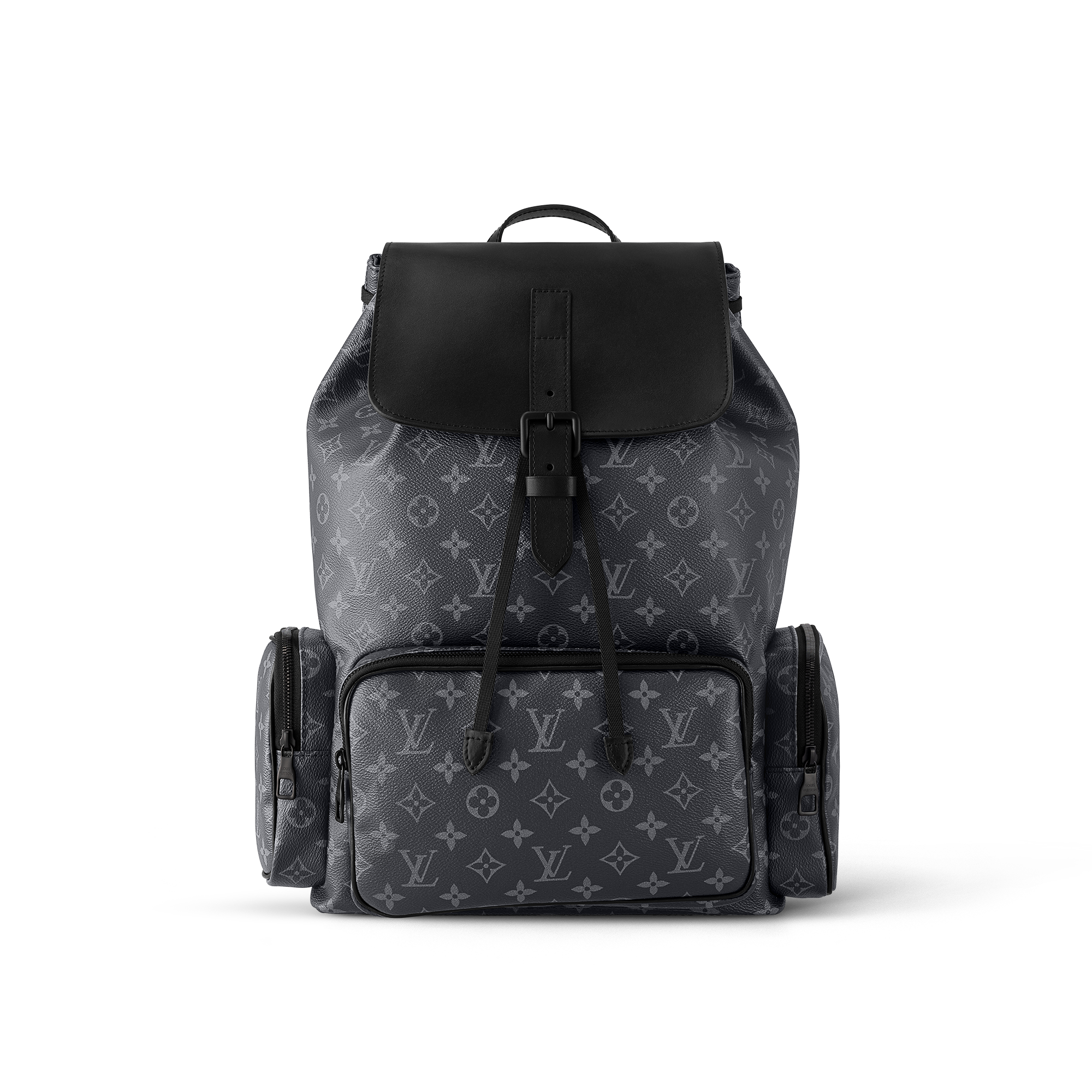 Louis vuitton black and best sale grey backpack